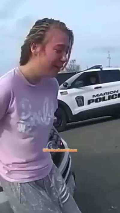 Meltdown gets her arrested
