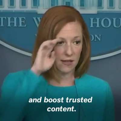 Jen Psaki: Federal gov working to track and flag "problematic posts that spread disinformation" for Facebook