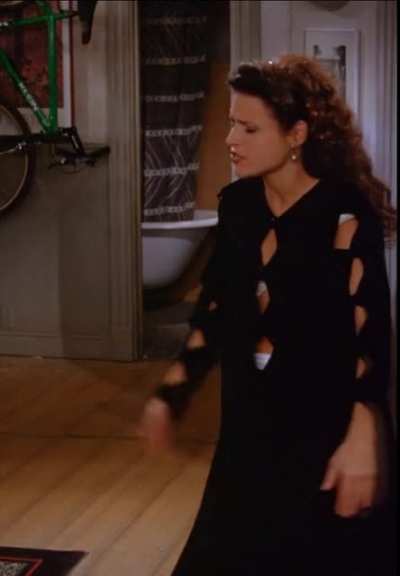 Julia Louis-Dreyfus - Seinfeld 2 - 3 of 4 - Cropped, Looped, Slowed, Brightened, Dain'd and AI'd