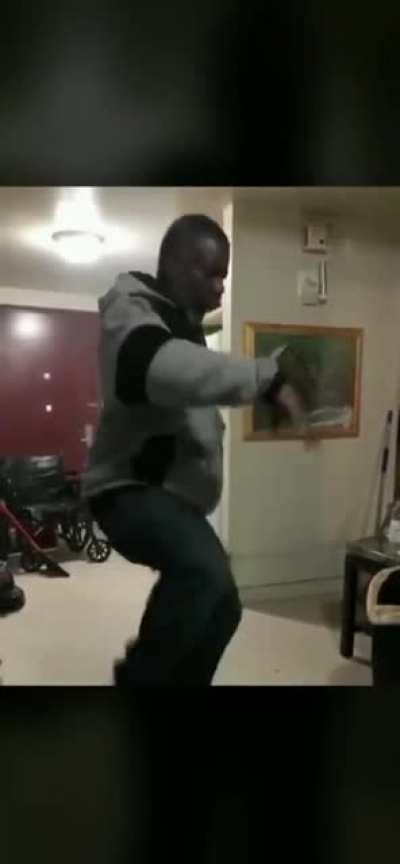 Unc real life getting off in the the krump battle😭💀