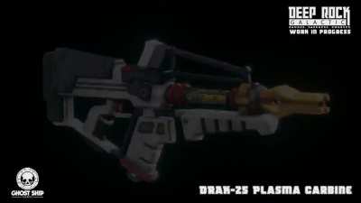 New Scout primary DRAK-25 Plasma Carbine weapon "leaked" in dev stream.