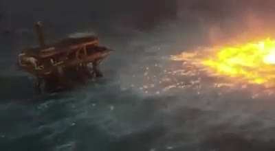 Does anyone else remember when the ocean in the Gulf of Mexico caught on fire in 2021?