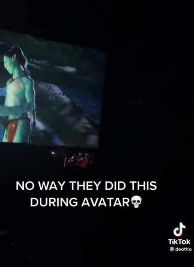 assholes ruin the new avatar movie with their loud bullshit