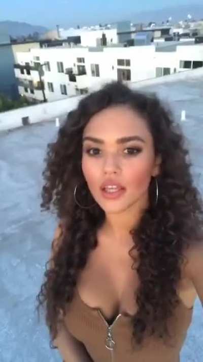 She trying to show us some