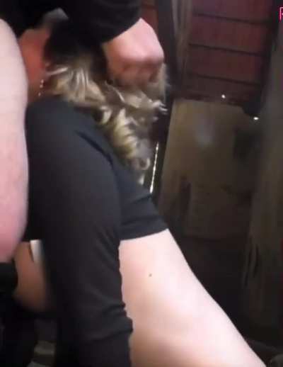 All the way in, that's how she deepthroats