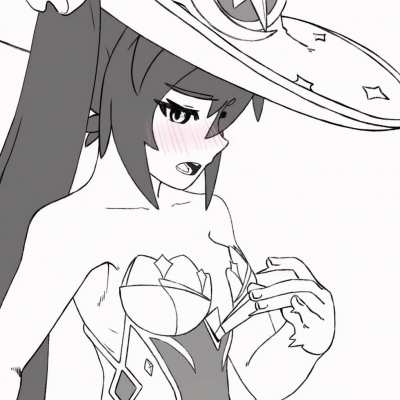 Fondling her boob (coziibite)