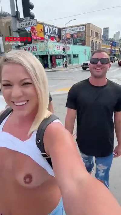 Just taking a stroll in downtown San Francisco with my boys