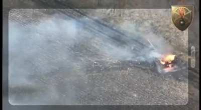 The Russian T-72 tank encountered an anti-tank mine. destroying its torrent and killing its entire crew.