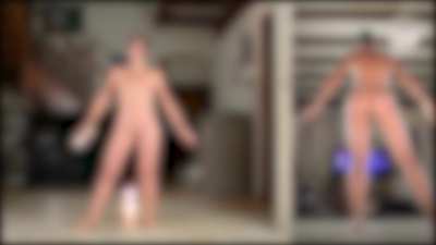 Some dancing bounces under a sheer bodysuit