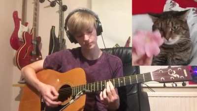 Cat Can't Handle Flower - Guitar Dub