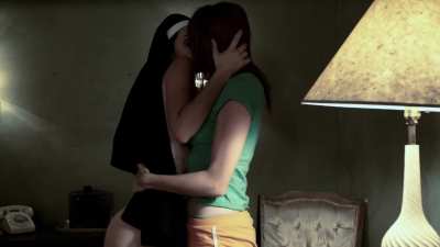 Asun Ortega & Sarah Emmons - Nude Nuns With Big Guns (2008)