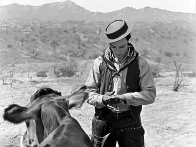 This Day in Buster&hellip;October 25, 1925
"Go West&rdquo; premieres in New York. Buster Keaton is Friendless, with the pretty-faced Jersey dairy cow, Brown Eyes, as his loyal companion.