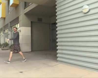 Beauty Almost Caught with Four Fingers in Her Ass in Public