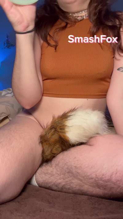 smoking in my foxy tail
