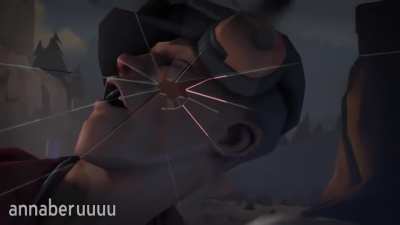 Kiryu punches a mercenary