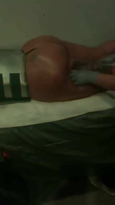 Damn, booty massage? Nice