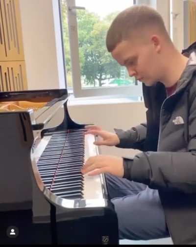 An awesome way to use a piano