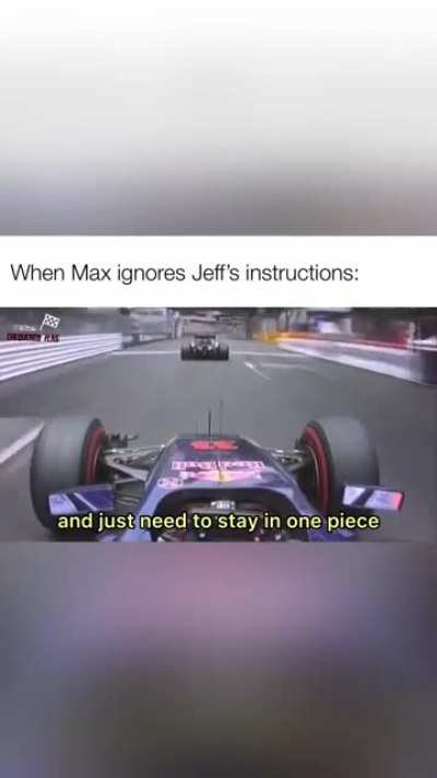 When Max Verstappen ignored Jeff's instructions in Monaco