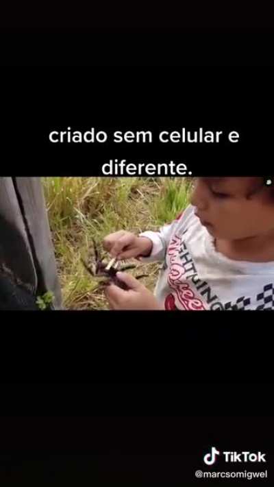 Como seriam as crianças criadas sem celular?