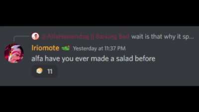 I'm scared 