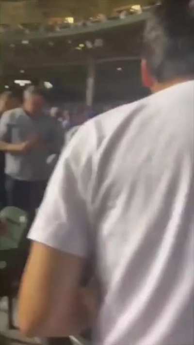 40 years she never caught the ball never got the one. Here comes through stranger