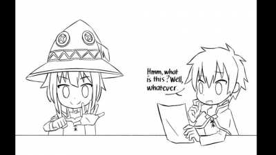 Kazuma and megumin having a wholesome chat / "EXSTEAL!"