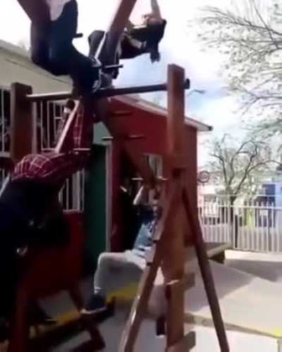 Child play mill . The amazing treadmill