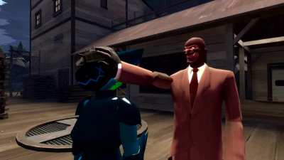 "Spy's sappin' my Proto!"