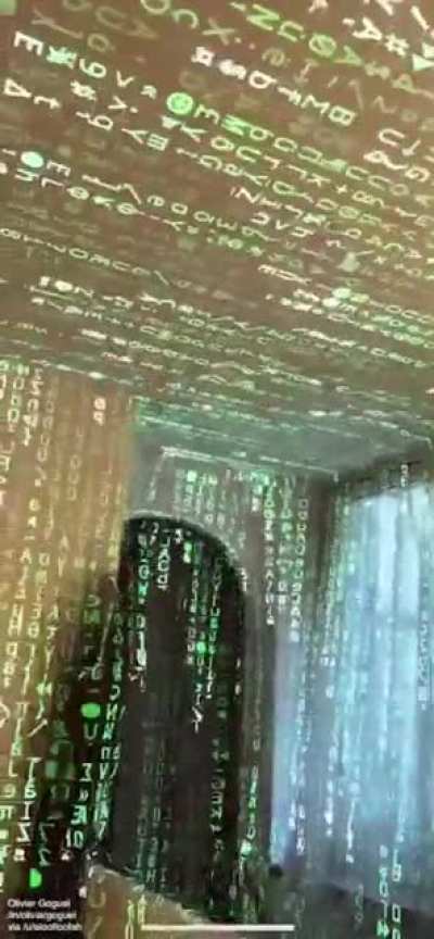 Matrix effect with LIDAR, Unity, and ARKit