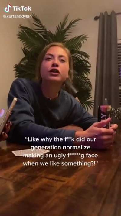 the "damn that slaps" face