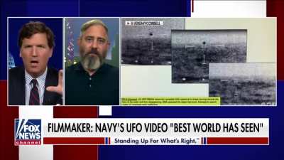 &ldquo;Tucker reacts to video of UFO confirmed by Pentagon!&rdquo;