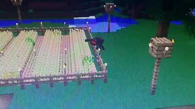 I was bored while building another house for a mineshaft until I turned around and saw this. Named it "get spidered".