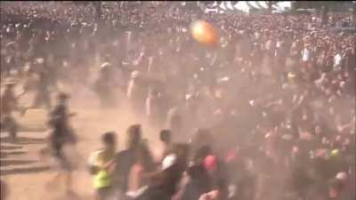 This mosh pit referred to as a &ldquo;Wall of Death&rdquo;