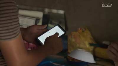 Instantly paying your electric bill in a poor village of El Salvador