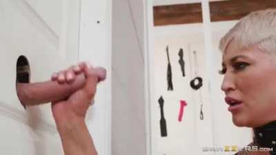 Ryan Keely Fucked By A Gloryhole Cock