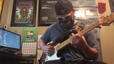Trippin&rsquo; On A Hole In A Paper Heart - Guitar Solo Cover