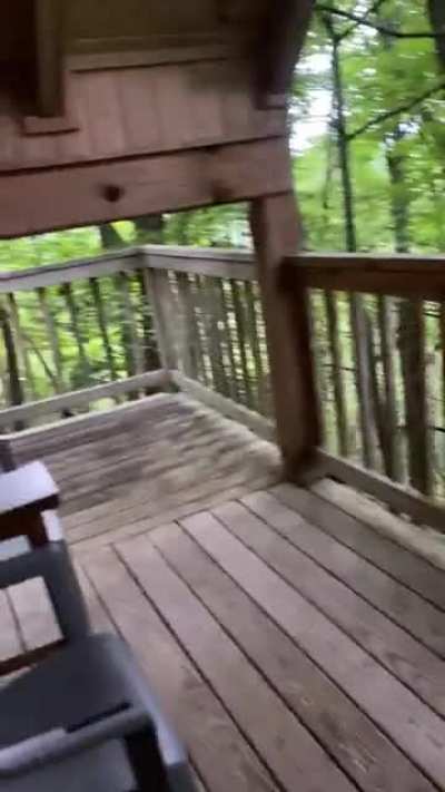Checked into our one bedroom air bnb today in the mountains. They didnt tell us we&rsquo;d be sharing it&hellip;. Hosts wont respond