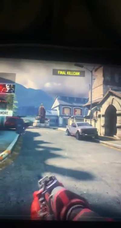 Violating a bull charge user on the final kill cam (legendary ranked)