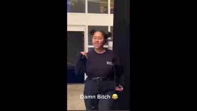 her face at the end 💀