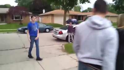 "off my property!"