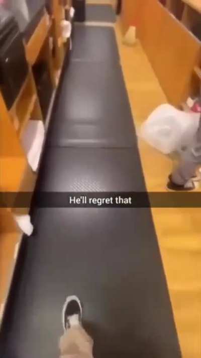 He deserved that