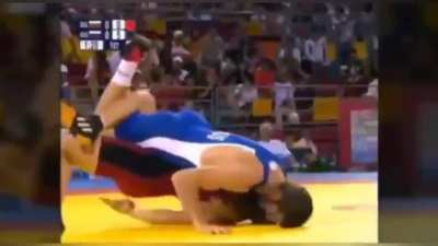 3 time Olympics gold medalist Saitiev's scrambles and cradles