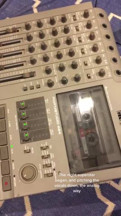 Video of the night Superstar was made, posted on their tiktok!