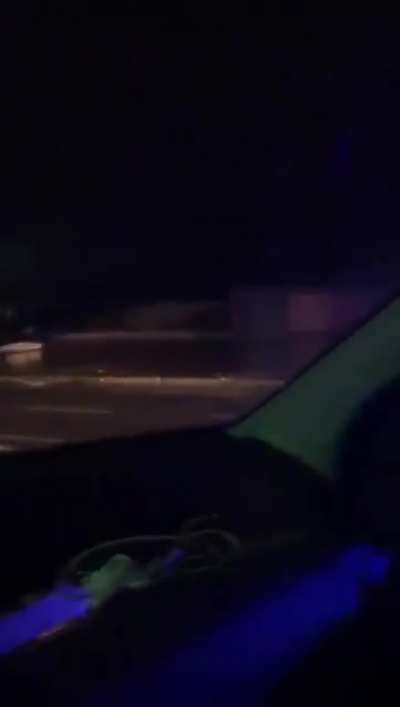 Car window open during a coastal storm. WCGW?