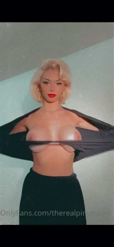 Exposing herself