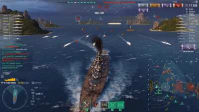 When you fat finger the hydro on accident but it saves you from surprise torps.
