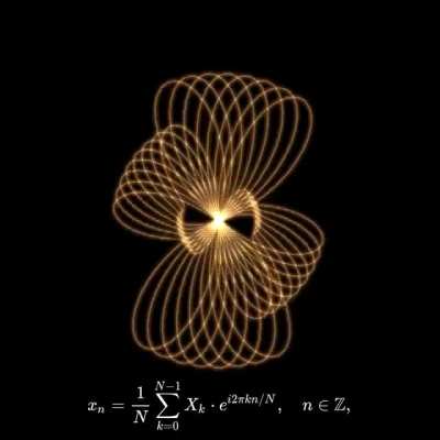 Wrote a few Discrete Fourier Transform classes and applied them to a 1000-point line renderer in Unity. (info in comments)