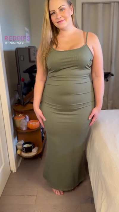 Curves make everything look better. Men who agree, I'd love to hear your thoughts on whether my dress is flattering for my body