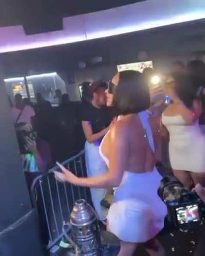 At a party