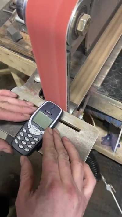 Destroying a Nokia 3310
